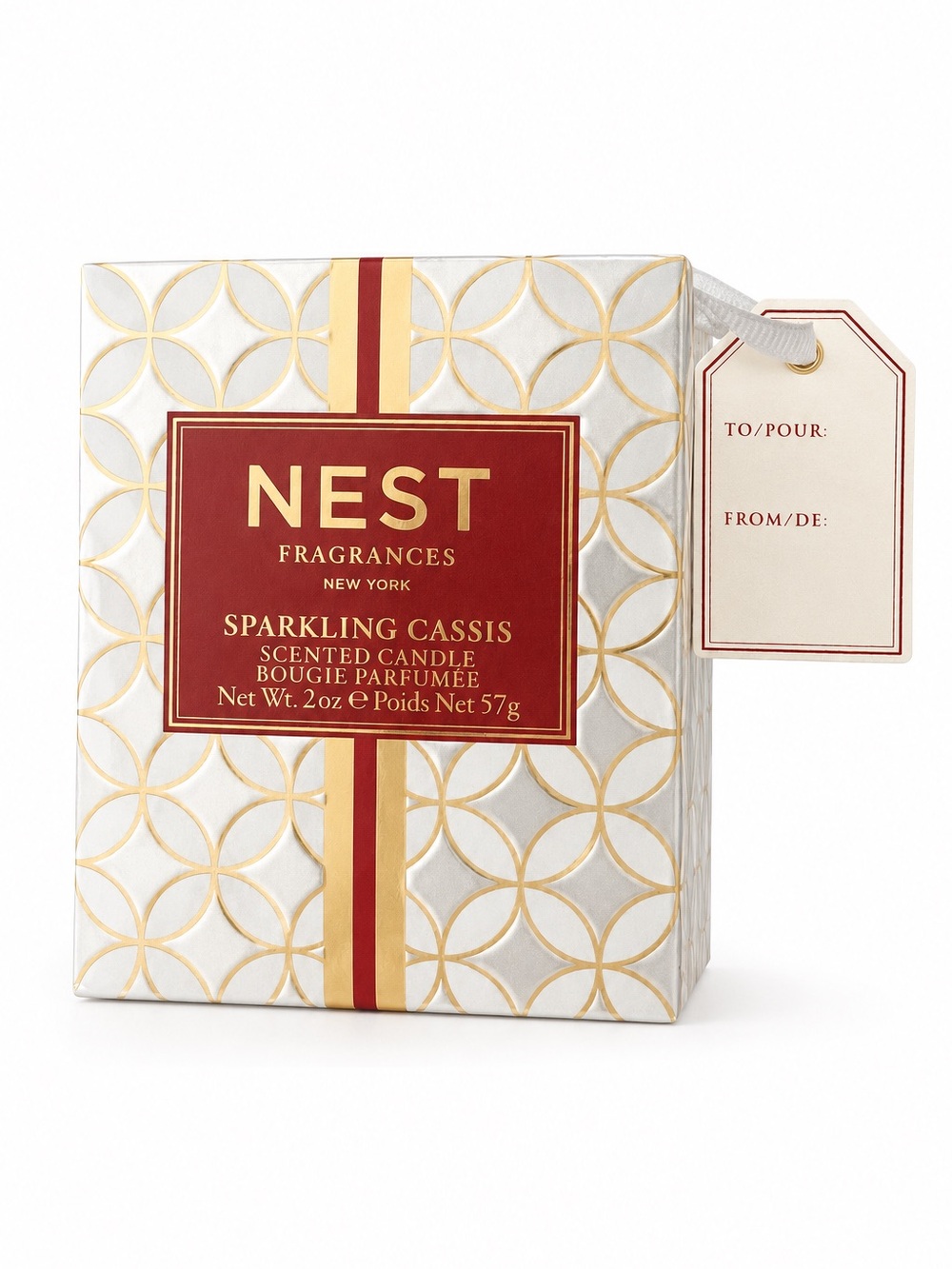 NEST Fragrances Bundle • Sparkling Cassis • Decorative Candle • 2oz • Nest Bag - Picture 2 of 2